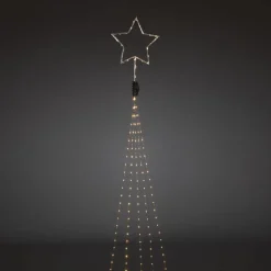 Discount Konstsmide Juletrebelysning med toppstjerne 274 Led