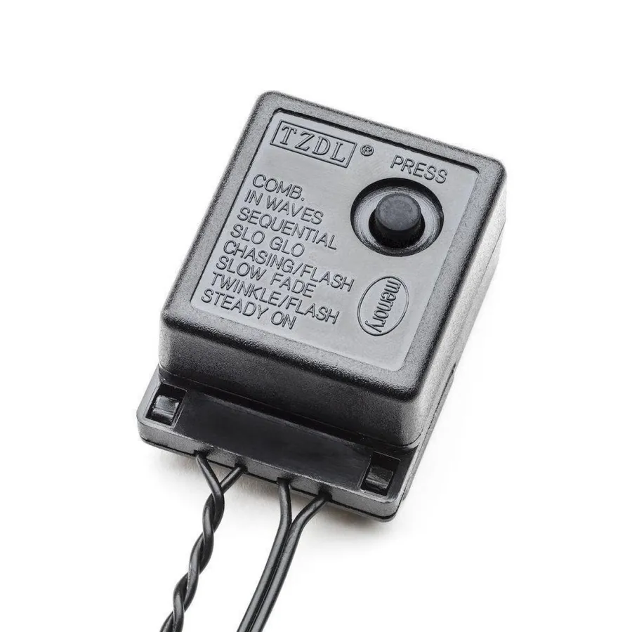 Best Konstsmide Juletrelys 8,5m - Cluster 1152 multifunksjon Led IP44 - Amber