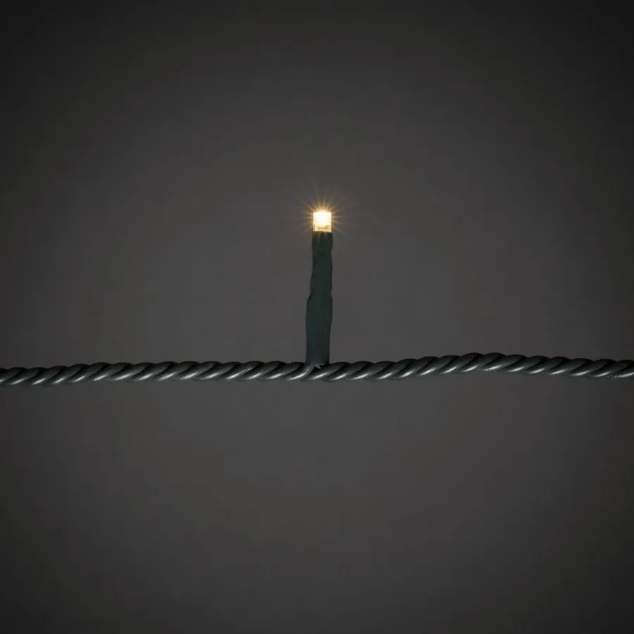 Outlet Konstsmide Juletrelys ring slynge 3 meter - Varm Hvit