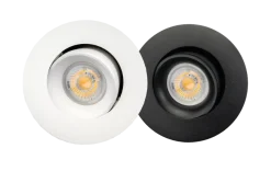 Clearance Sg Armaturen As Junistar Bio 8 pack 5W LED 2700K RA90 Isosafe IP44 Hvit