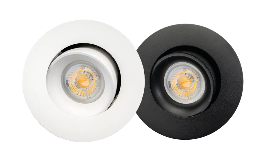 Clearance Sg Armaturen As Junistar Bio 8 pack 5W LED 2700K RA90 Isosafe IP44 Hvit