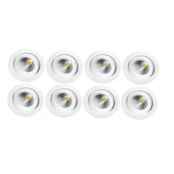 Online Sg Armaturen As Junistar Eco IsoSafe 8 pack 6W LED 2000-2800K dimtowarm