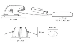 Outlet Sg Armaturen As Junistar Exclusive 9W 2700K - Outdoor IP44 Hvit