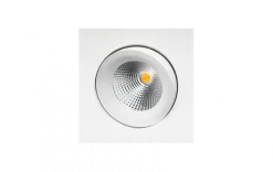 Sg Armaturen As Junistar square 6W isosafe - dimtowarm matt Hvit
