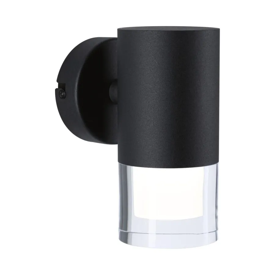 Online Paulmann Kame vegglampe for baderom 5W 3000 Kelvin IP44 Svart