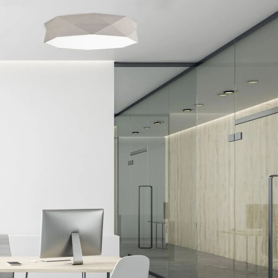 Best TK Lighting Kantoor taklampe 78 cm Natur