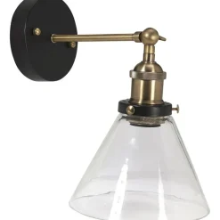 Outlet Pr home of Scandinavia Ab Kappa vegglampe 18 cm - Svart/Klar Svart / Klar