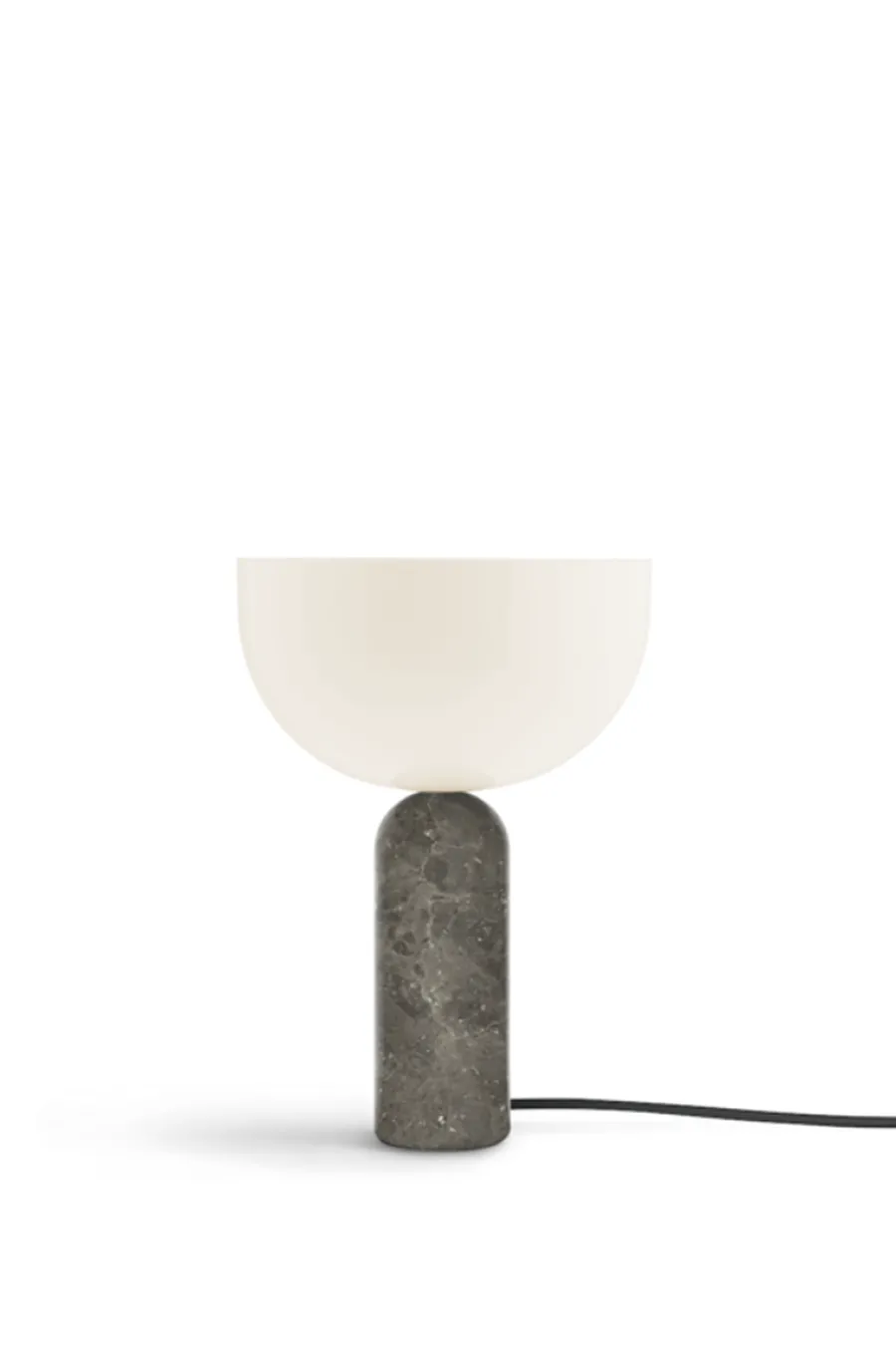 New Works Kizu bordlampe small 35 cm Grå marmor / hvit