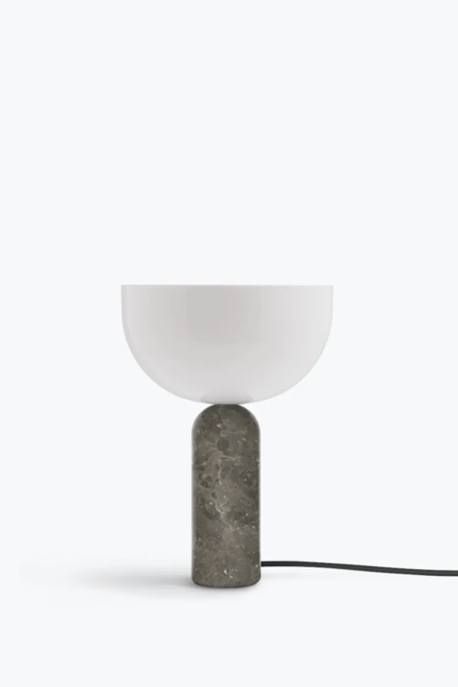 New Works Kizu bordlampe small 35 cm Grå marmor / hvit
