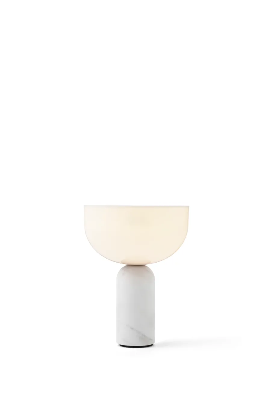 Outlet New Works Kizu Portable bordlampe - marmor Hvit