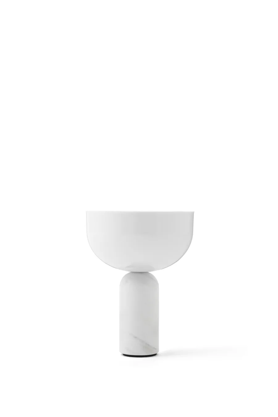 Outlet New Works Kizu Portable bordlampe - marmor Hvit