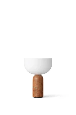 Hot New Works Kizu Portable bordlampe - Rustfarget Marmor Brun