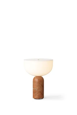 Hot New Works Kizu Portable bordlampe - Rustfarget Marmor Brun