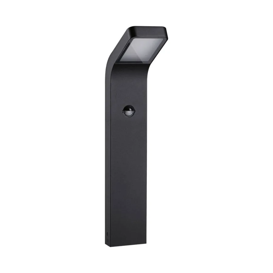 Best Paulmann Kulma pullert utendørs IP44 7,5W 3000 Kelvin 50 cm - Sensor Antrasitt