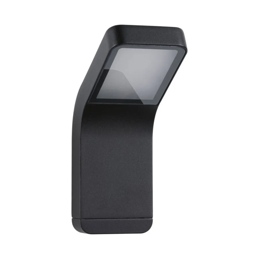 New Paulmann Kulma vegglampe utendørs IP44 7,5W 3000 Kelvin Antrasitt