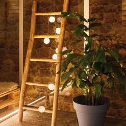 Sale Paulmann Lampion lysslynge 3,6 meter IP44 3000 Kelvin - Oppladbar via USB Hvit