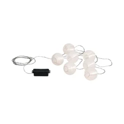 Sale Paulmann Lampion lysslynge 3,6 meter IP44 3000 Kelvin - Oppladbar via USB Hvit