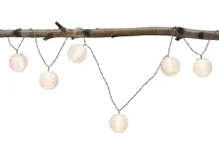 Sale Paulmann Lampion lysslynge 3,6 meter IP44 3000 Kelvin - Oppladbar via USB Hvit