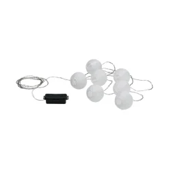 Sale Paulmann Lampion lysslynge 3,6 meter IP44 3000 Kelvin - Oppladbar via USB Hvit