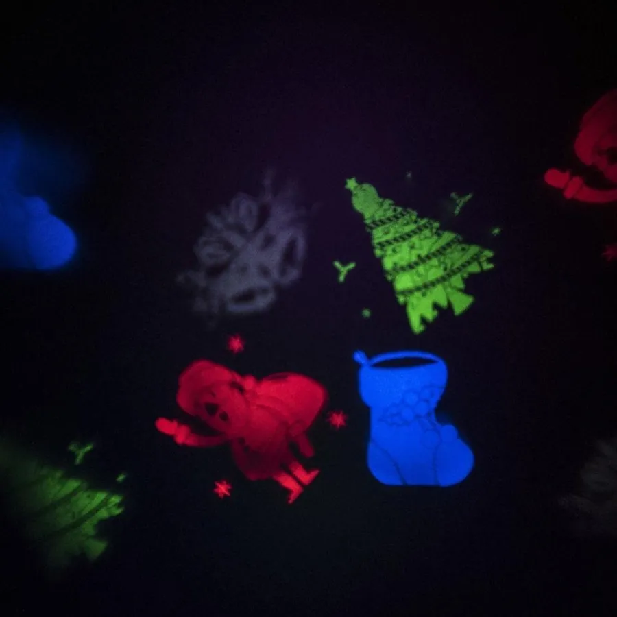 Sale Konstsmide Laserlampe fargede julemotiv IP44 utendørs