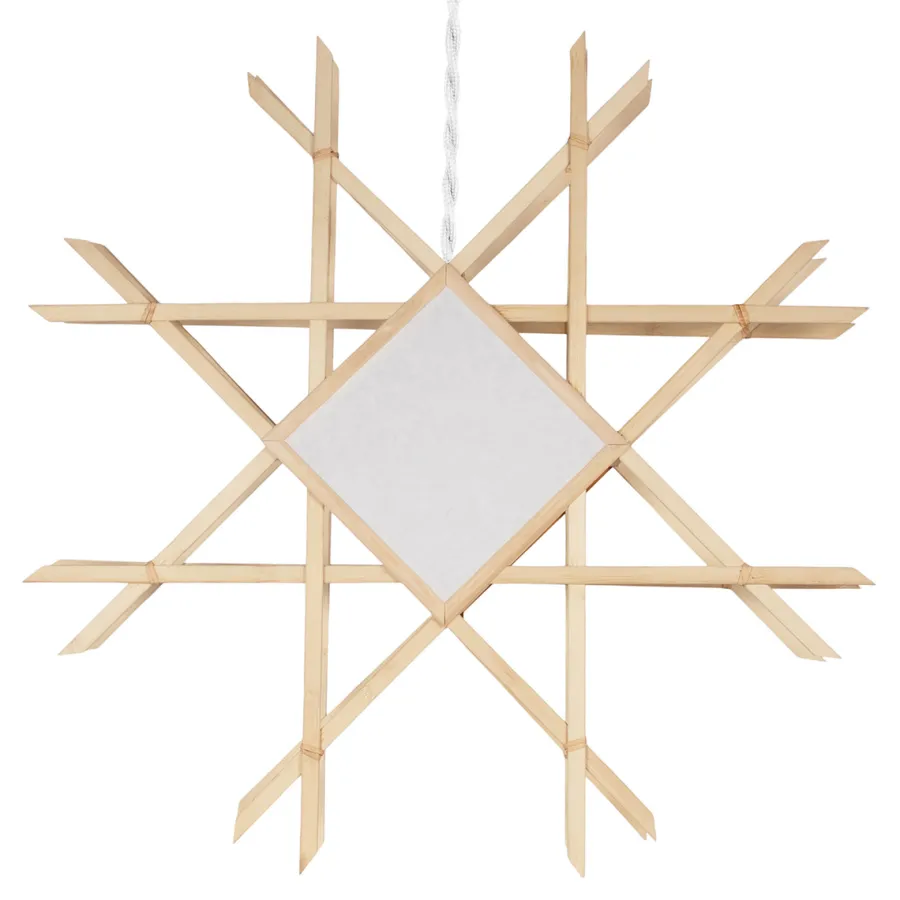 New Globen Lighting Lea adventsstjerne 70 cm - Natur