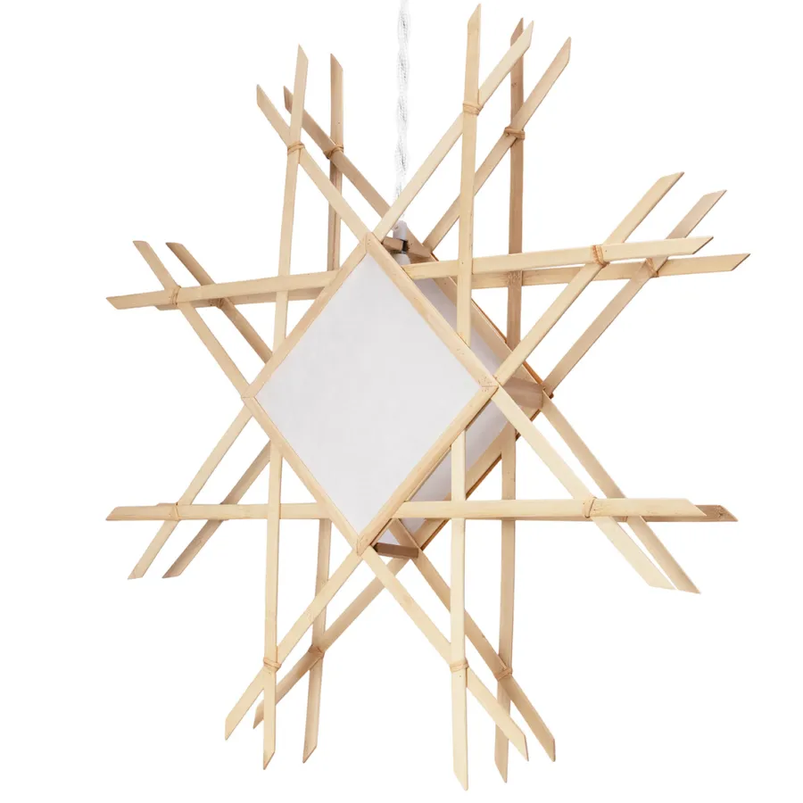 New Globen Lighting Lea adventsstjerne 70 cm - Natur