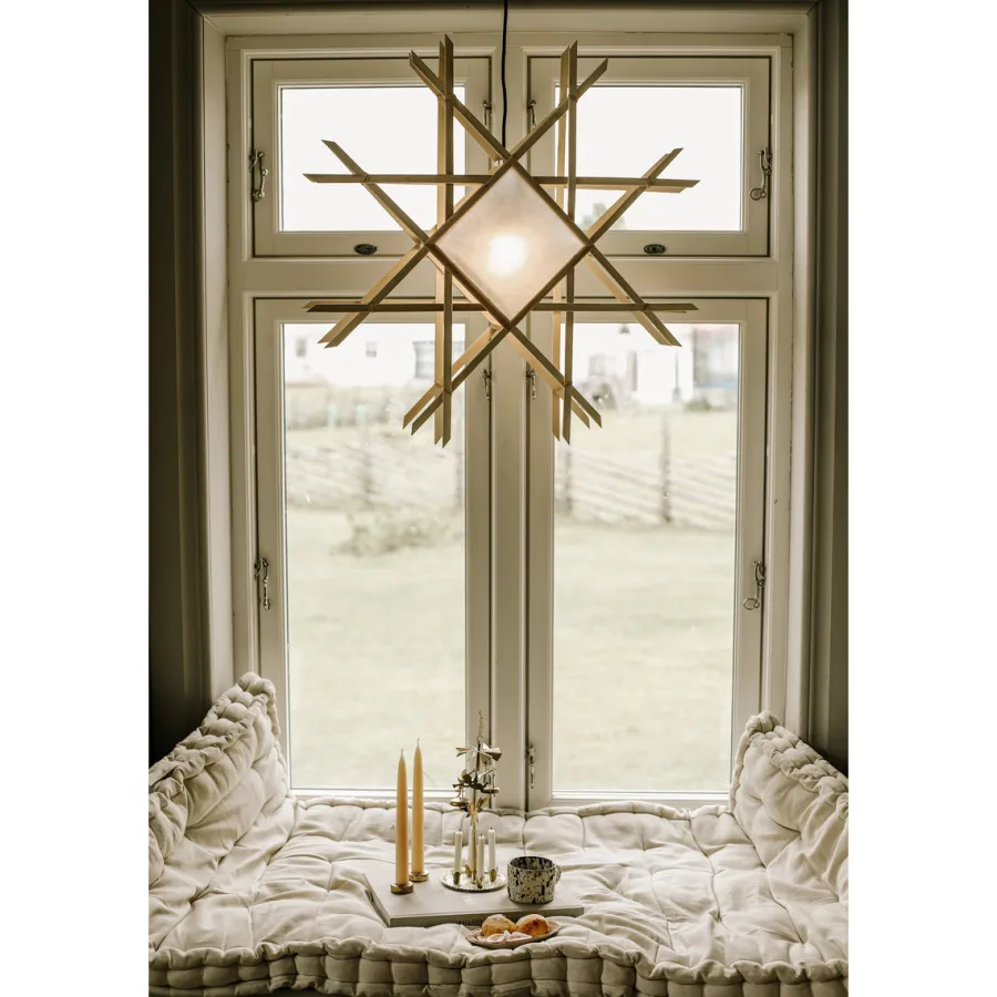New Globen Lighting Lea adventsstjerne 70 cm - Natur