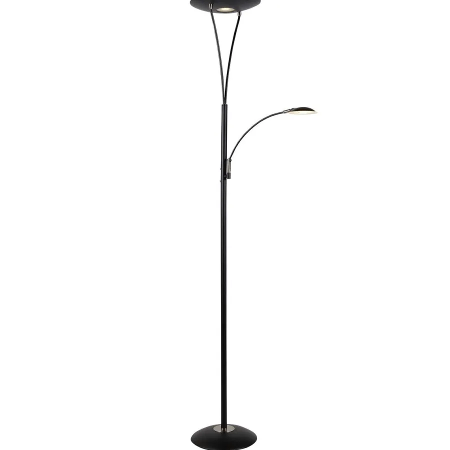 Discount Ms - belysning Lea gulvlampe m/lesearm 25+5W 180 cm 3000 Kelvin - Dimbar Hvit