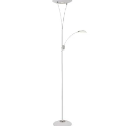 Discount Ms - belysning Lea gulvlampe m/lesearm 25+5W 180 cm 3000 Kelvin - Dimbar Hvit