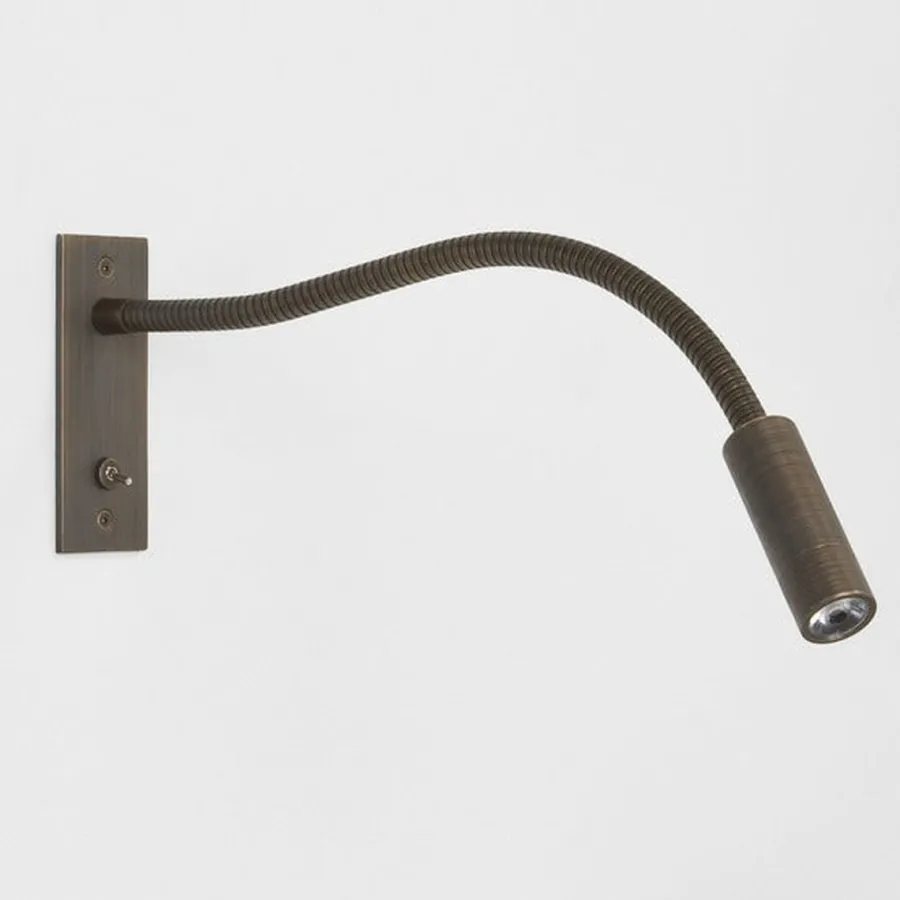 Clearance Astro Lighting Leo vegglampe 4W 3000 Kelvin Bronse