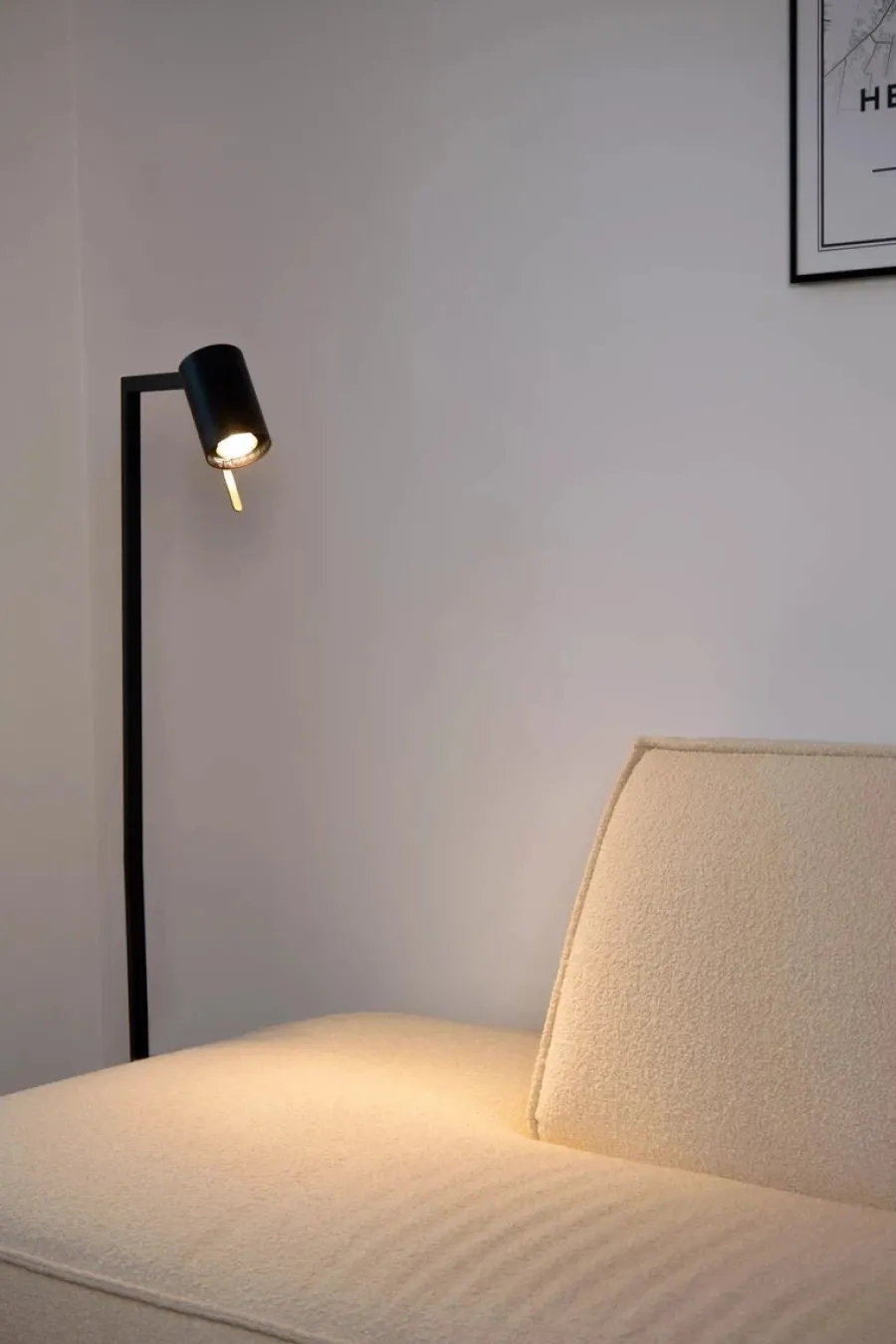 Outlet Lucide Lesley gulvlampe Taupe