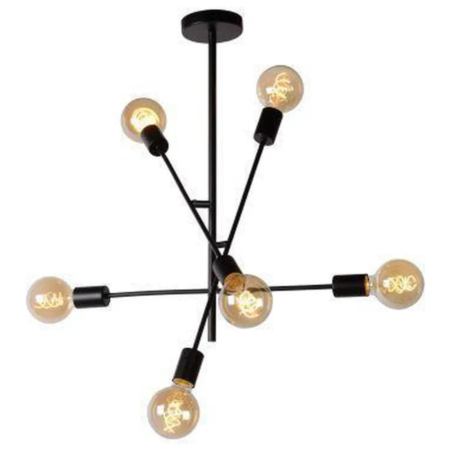 Hot Lucide Lester taklampe - Svart