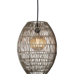 New Star Trading Linde utendørs lampeskjerm 30 cm IP44 - Grå/beige Grå / Beige