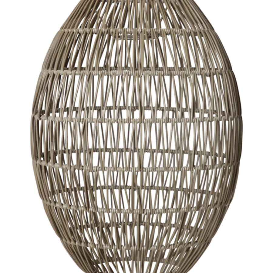 New Star Trading Linde utendørs lampeskjerm 30 cm IP44 - Grå/beige Grå / Beige