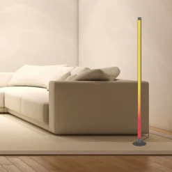 Online NorDesign Linq gulvlampe med fjernkontroll og appstyring Svart