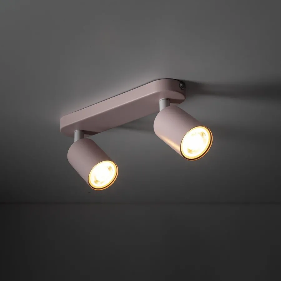Hot TK Lighting Livia dobbel takspot Rosa