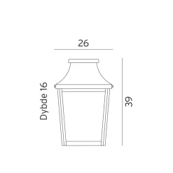 Discount Norlys London 497 Svart