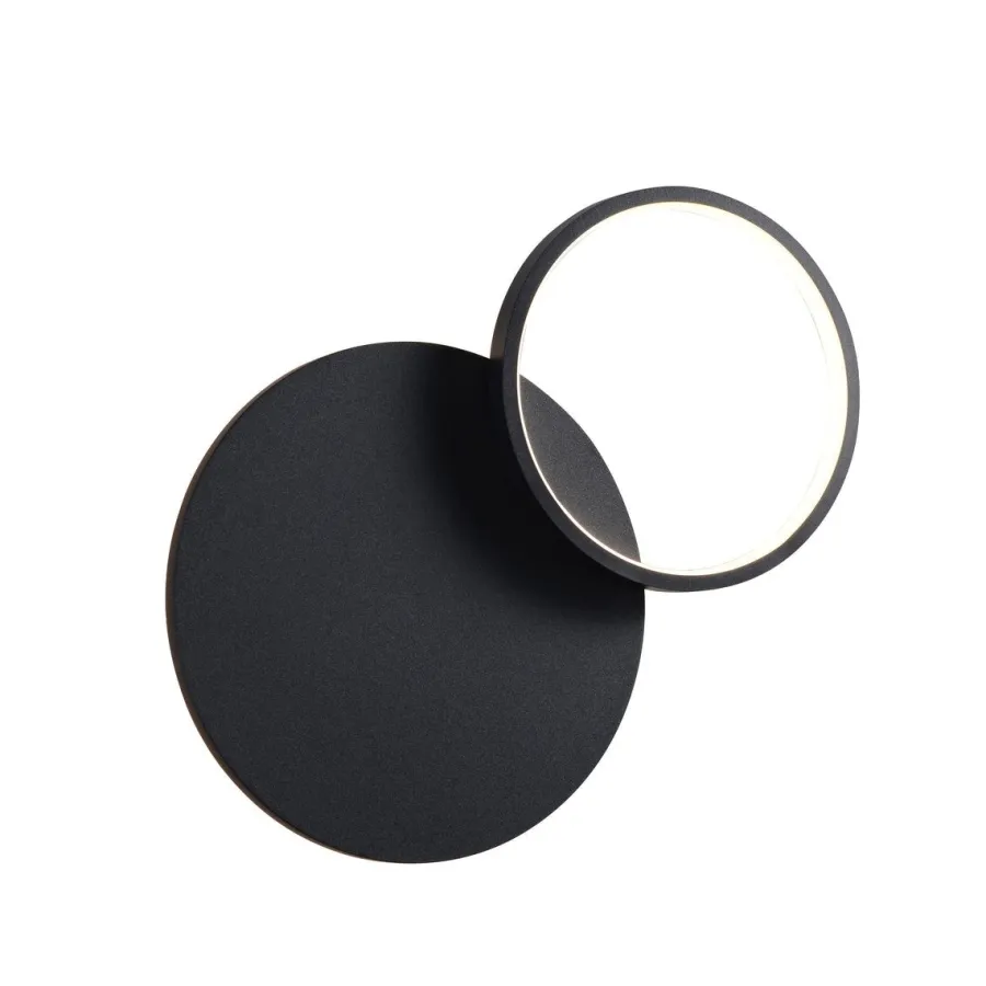 Sale NorDesign Loomis tak/vegglampe 20+12W 2700 Kelvin dimbar - Svart