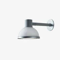 Hot Louis Poulsen LP Icon utendørs vegglampe Nattdim - Aluminium Grå