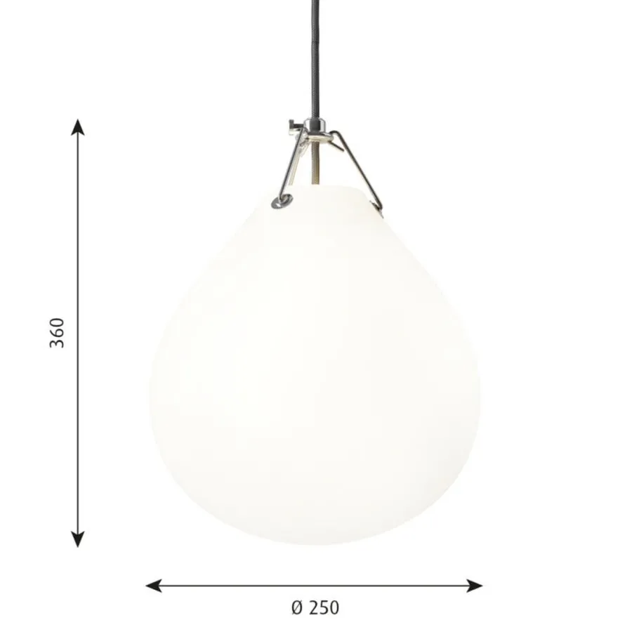 Clearance Louis Poulsen Moser taklampe Ø25 - - Hvit