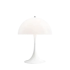 Best Louis Poulsen Panthella Opal 400 Bordlampe Hvit / Opal