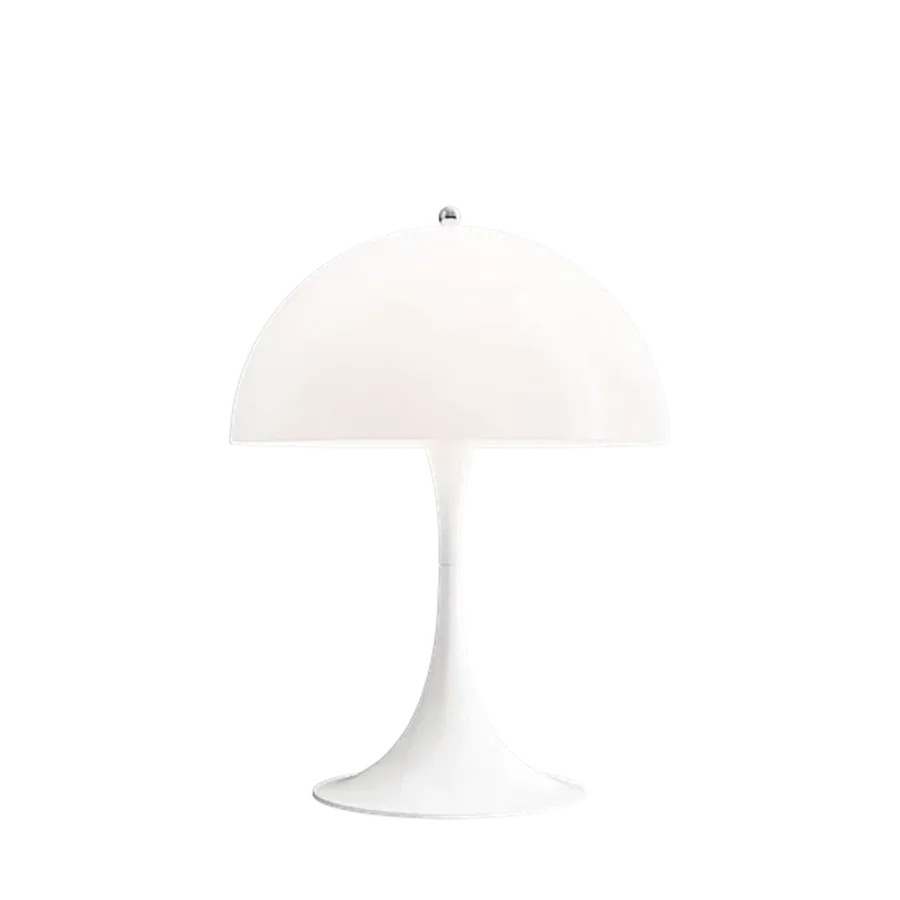 Best Louis Poulsen Panthella Opal 400 Bordlampe Hvit / Opal