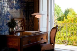 Hot Louis Poulsen PH 4½-3½ glass bordlampe Hvit Krom / Opal