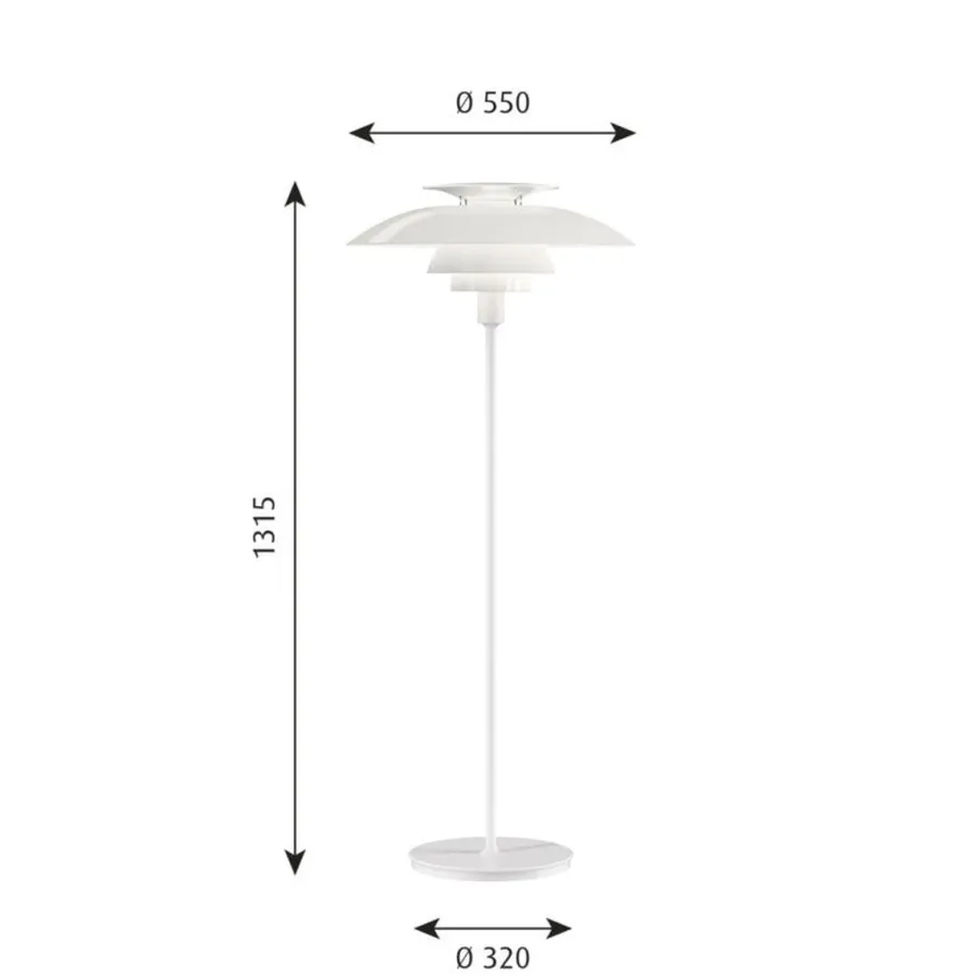 Louis Poulsen PH 80 gulvlampe