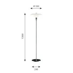 Clearance Louis Poulsen PH 3½-2½ gulvlampe