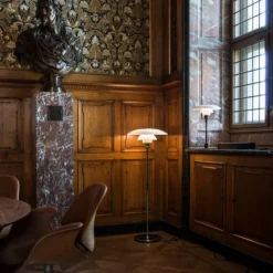 Best Louis Poulsen PH 4½-3½ gulvlampe Krom/Opalt glass Krom / Opal