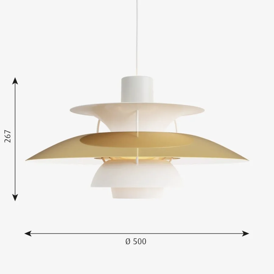 Discount Louis Poulsen PH 5 pendel - Ø500