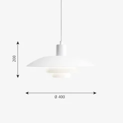 Clearance Louis Poulsen PH 4/3 Pendel Hvit
