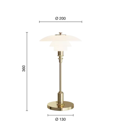 Online Louis Poulsen PH 2/1 Portable bordlampe