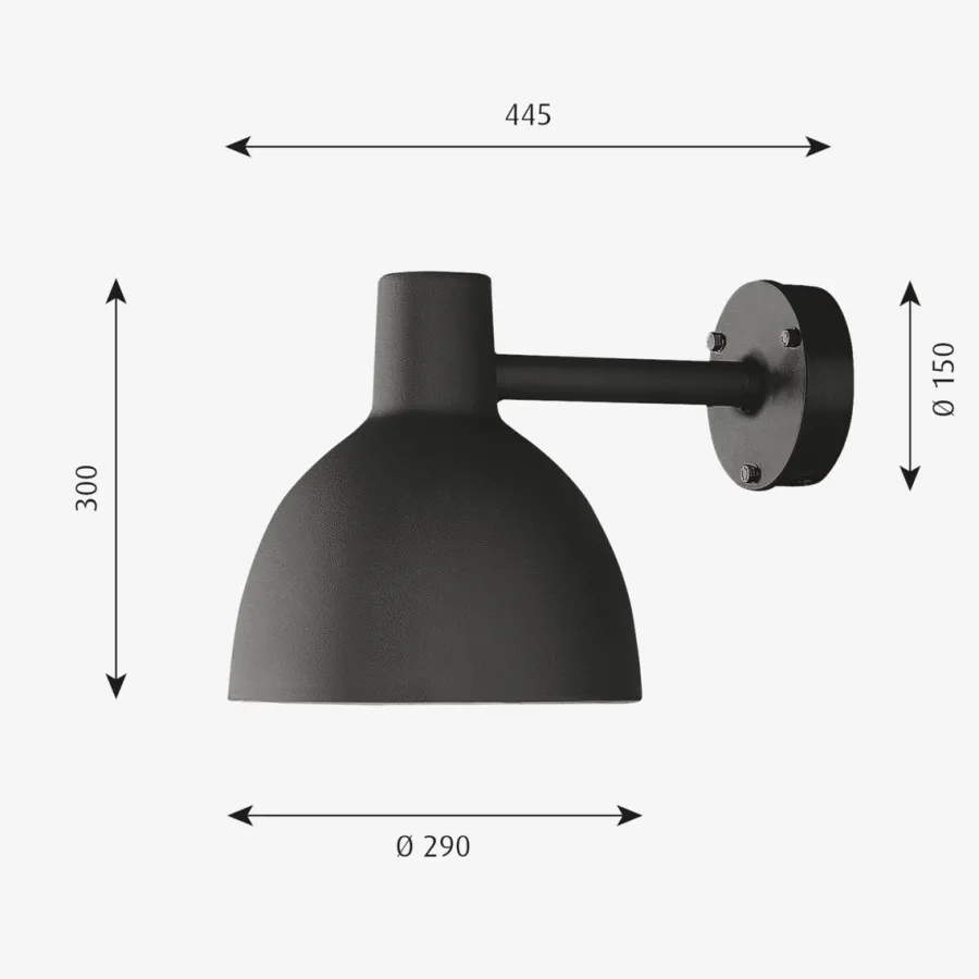 New Louis Poulsen Toldbod utendørs vegglampe 29